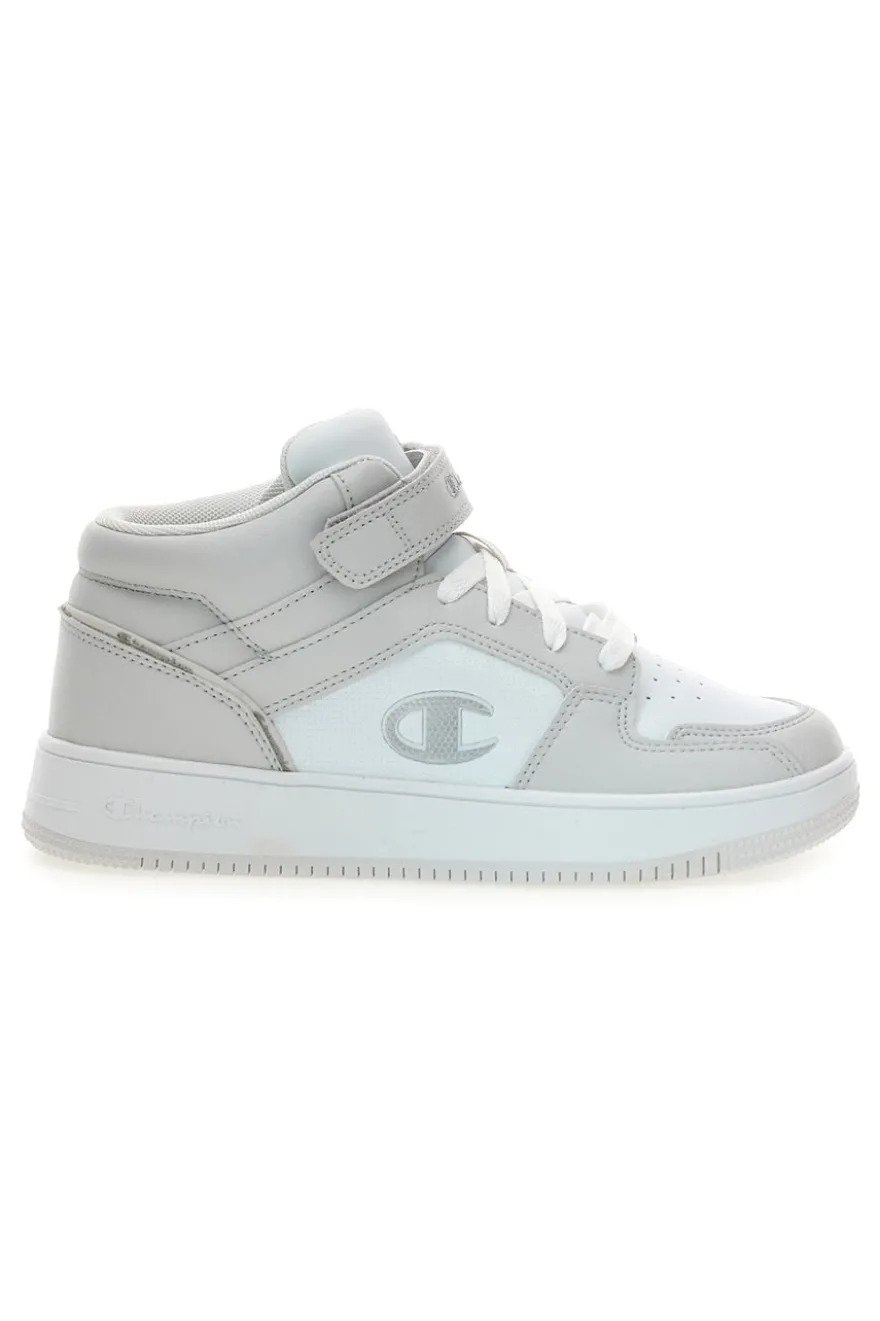 Sneakers alte bianche con logo Champion RD18 2 Mid G GS