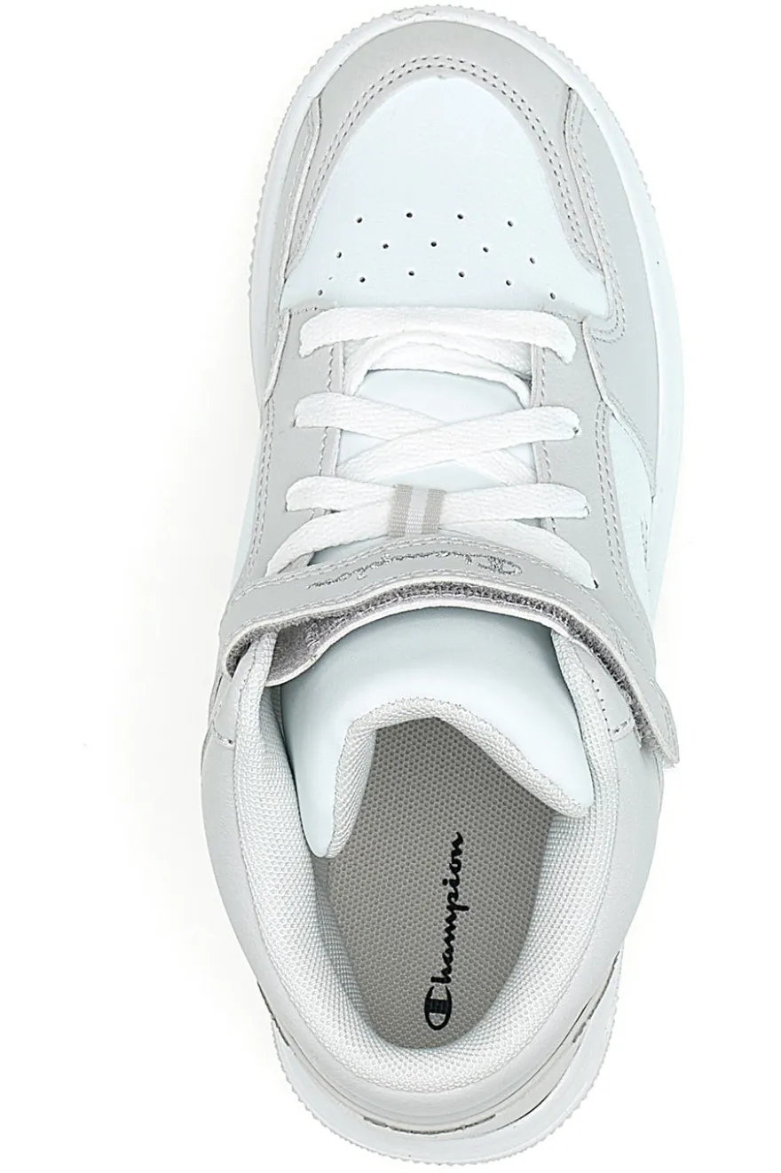 Sneakers alte bianche con logo Champion RD18 2 Mid G GS