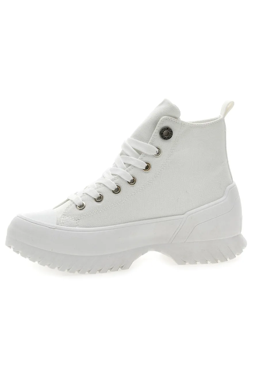 Sneakers Alte Bianche con Platform FREDDY FY7602