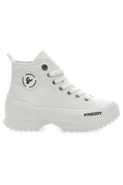Sneakers Alte Bianche con Platform FREDDY FY7602