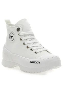 Sneakers Alte Bianche con Platform FREDDY FY7602