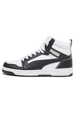 Sneakers Alte Bianche e Nere PUMA Rebound v6