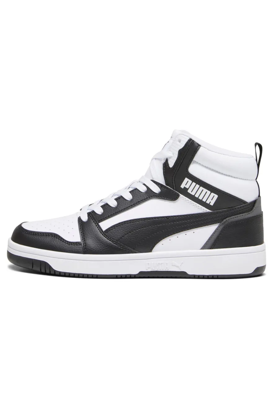 Sneakers Alte Bianche e Nere PUMA Rebound v6