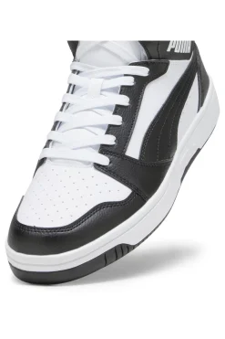 Sneakers Alte Bianche e Nere PUMA Rebound v6