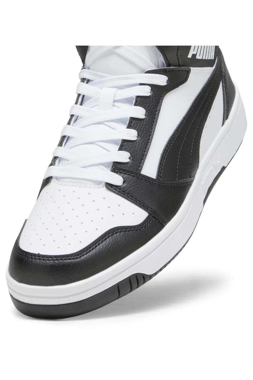 Sneakers Alte Bianche e Nere PUMA Rebound v6