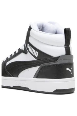 Sneakers alte bianche e nere Puma Rebound V6