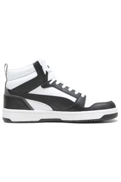 Sneakers alte bianche e nere Puma Rebound V6
