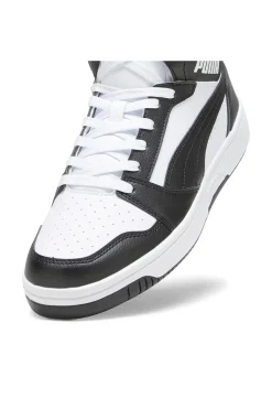 Sneakers alte bianche e nere Puma Rebound V6