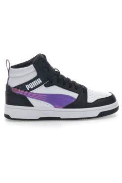Sneakers Alte Bianche e Nere da Ragazzi Puma Rebound V6 Mid Deep Dive JR