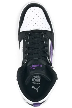 Sneakers Alte Bianche e Nere da Ragazzi Puma Rebound V6 Mid Deep Dive JR