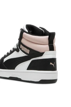 Sneakers Alte Bianche e Nere PUMA REBOUND V6