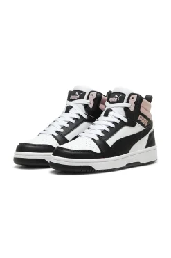 Sneakers Alte Bianche e Nere PUMA REBOUND V6