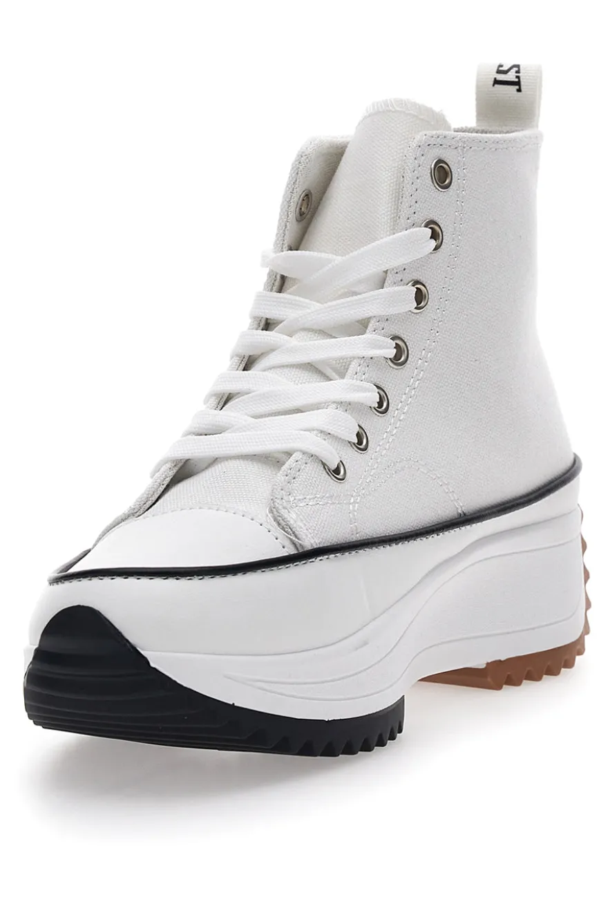 Sneakers Alte con Platform Bianche Everlast 02