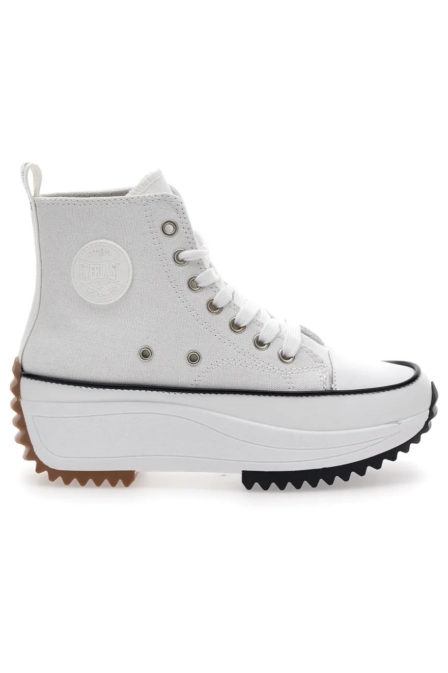 Sneakers Alte con Platform Bianche Everlast 02