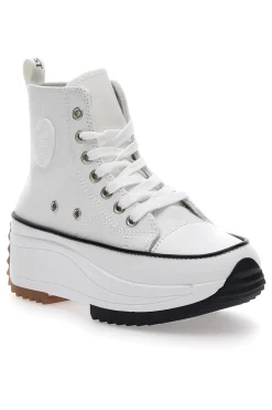 Sneakers Alte con Platform Bianche Everlast 02