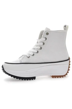 Sneakers Alte con Platform Bianche Everlast 02