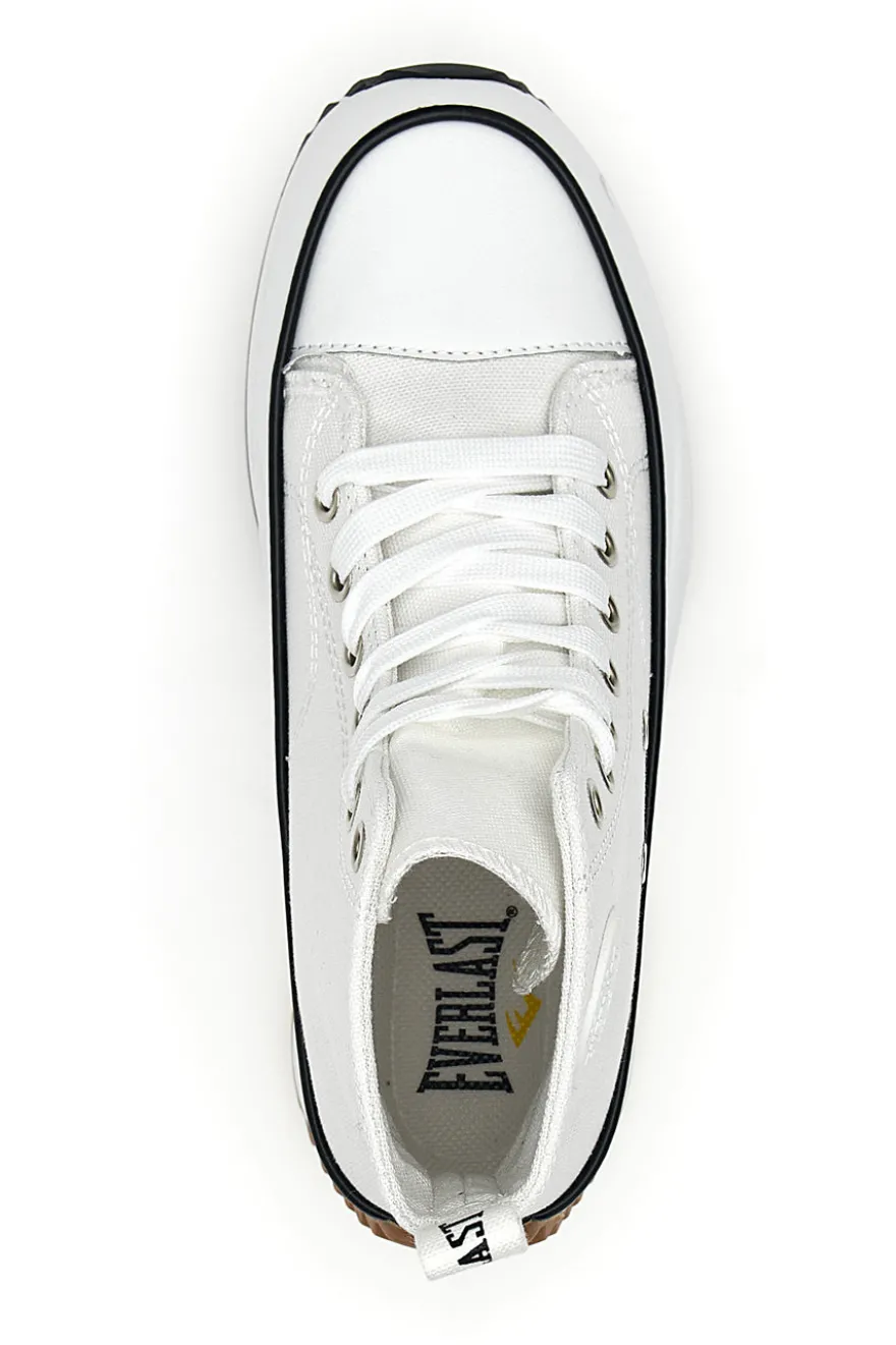 Sneakers Alte con Platform Bianche Everlast 02