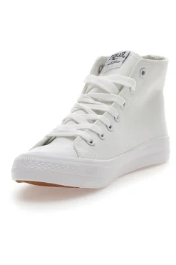 Sneakers Alte in Tela Bianche Everlast 238