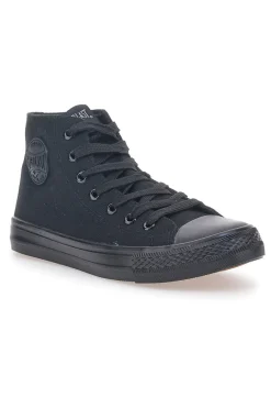 Sneakers Alte in Tela Nera Everlast 238