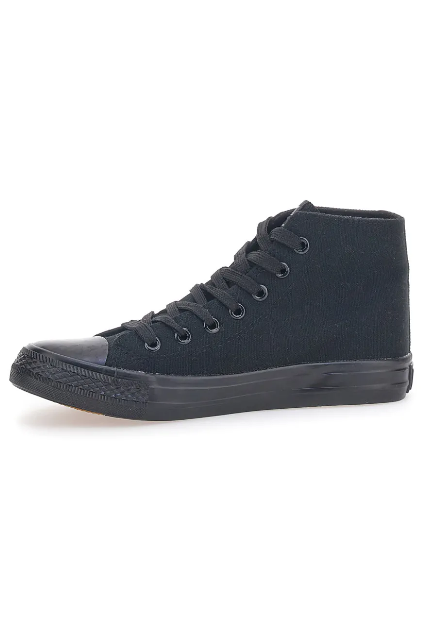 Sneakers Alte in Tela Nera Everlast 238