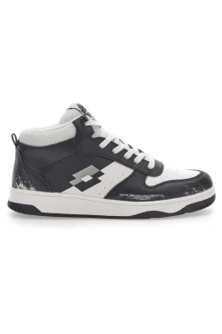 Sneakers Alte Lotto Rocket 1 Amf II Mid Bianche/Nere