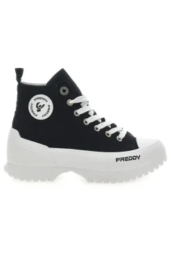 Sneakers Alte Nere con Platform Bianco FREDDY FY7602