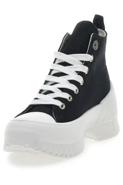 Sneakers Alte Nere con Platform Bianco FREDDY FY7602