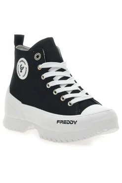 Sneakers Alte Nere con Platform Bianco FREDDY FY7602