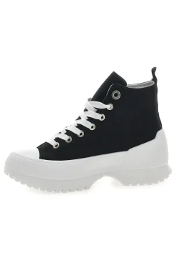 Sneakers Alte Nere con Platform Bianco FREDDY FY7602