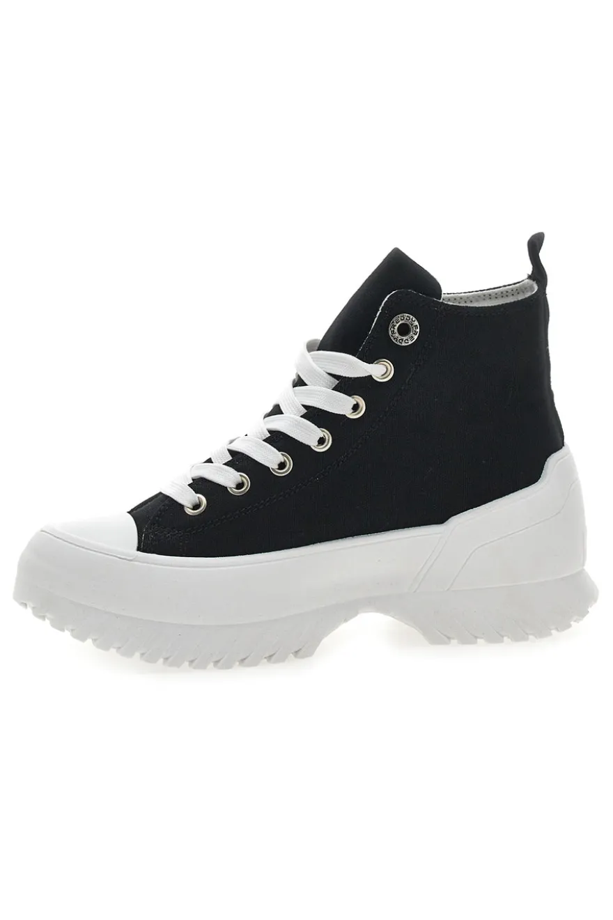 Sneakers Alte Nere con Platform Bianco FREDDY FY7602