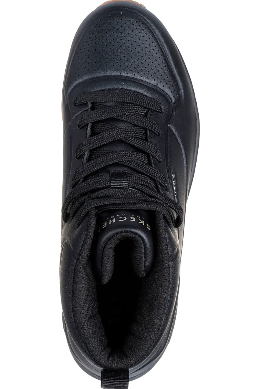 Sneakers alte nere con suola ammortizzata Air-Cooled Memory Foam Skechers Uno Stand High