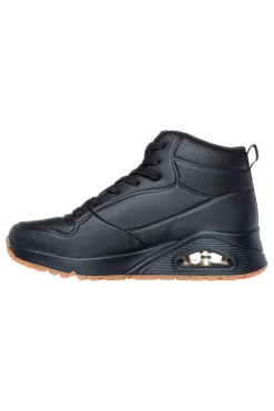 Sneakers alte nere con suola ammortizzata Air-Cooled Memory Foam Skechers Uno Stand High
