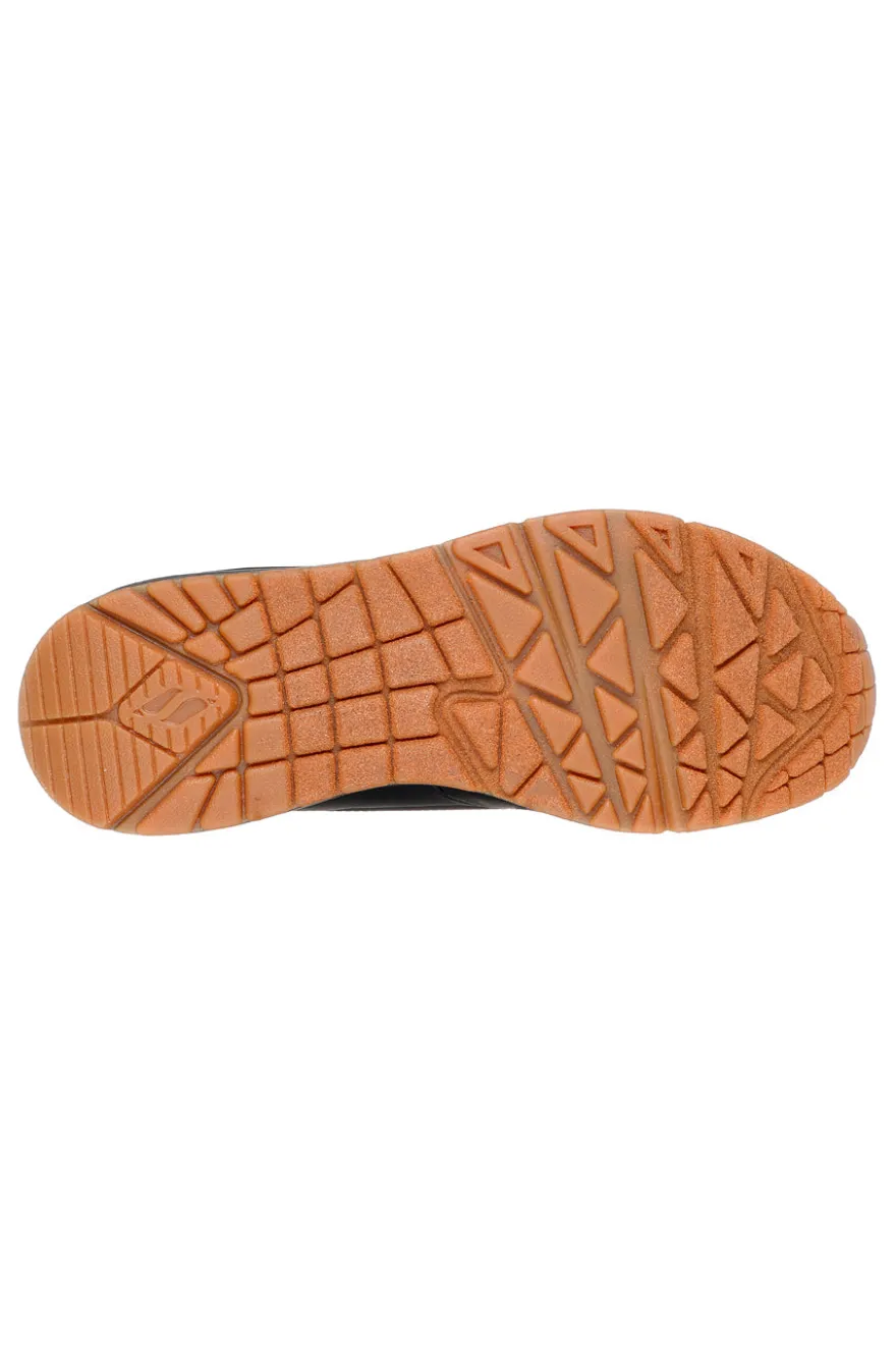 Sneakers alte nere con suola ammortizzata Air-Cooled Memory Foam Skechers Uno Stand High