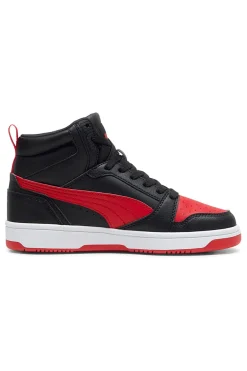 Sneakers Alte Nere e Rosse Puma Rebound V6 mid