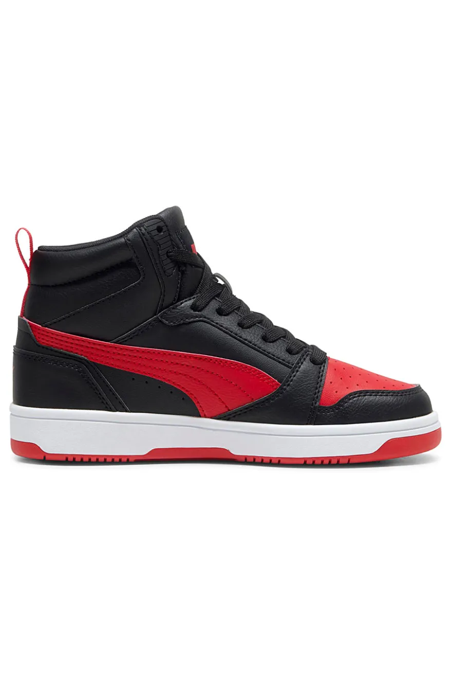 Sneakers Alte Nere e Rosse Puma Rebound V6 mid