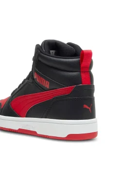 Sneakers Alte Nere e Rosse Puma Rebound V6 mid