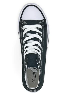 Sneakers alte nere in tela suola platform Original Marines 5014