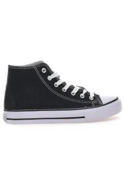 Sneakers alte nere in tela suola platform Original Marines 5014