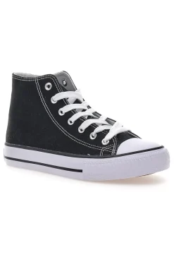 Sneakers alte nere in tela suola platform Original Marines 5014