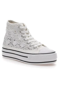 Sneakers Alte Pizzo Bianche Energy 110