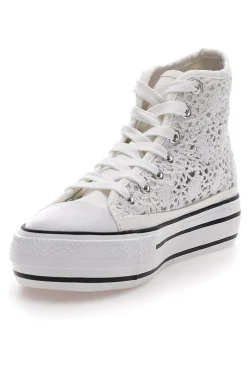 Sneakers Alte Pizzo Bianche Energy 110
