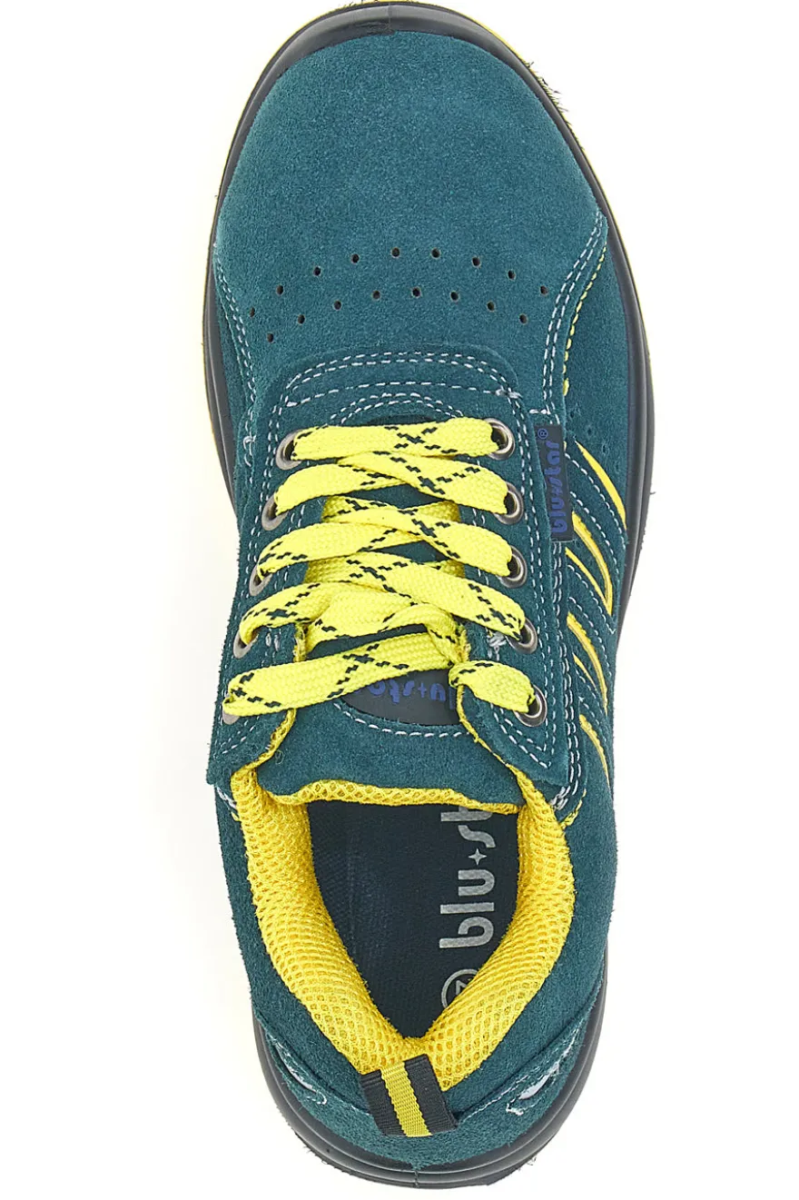 Sneakers antinfortunistiche blu Blu Star BS80 S1P SR