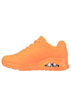 Sneakers Arancione da Donna Skechers Uno-Night Shades