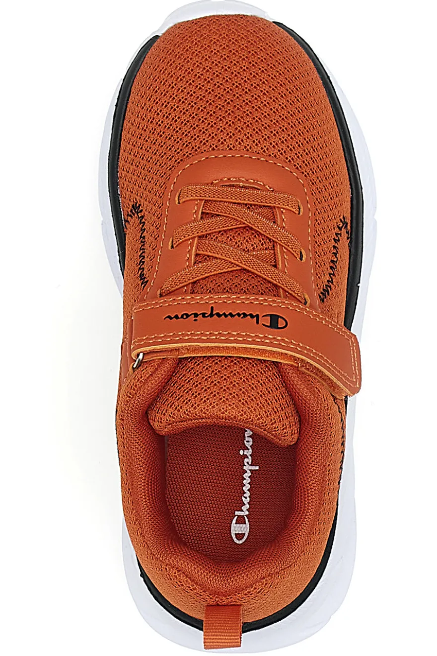 Sneakers arancioni con chiusura a strappo Champion HRO J B PS Low Cut Shoe