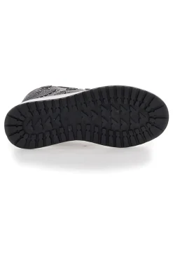 Sneakers Argento con Cerniera e Cuori Glitterati Laura Biagiotti 87049386 da Bambina