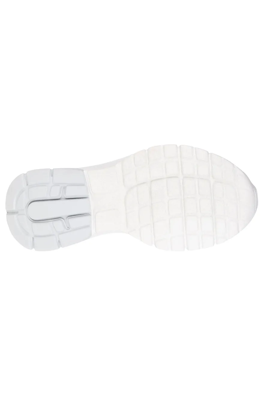 Sneakers argento con inserti in mesh Skechers Bobs Vamos
