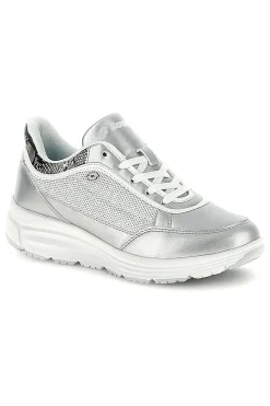 Sneakers argento con inserti animalier Lotto LOVE RIDE AMF VIII PHY W