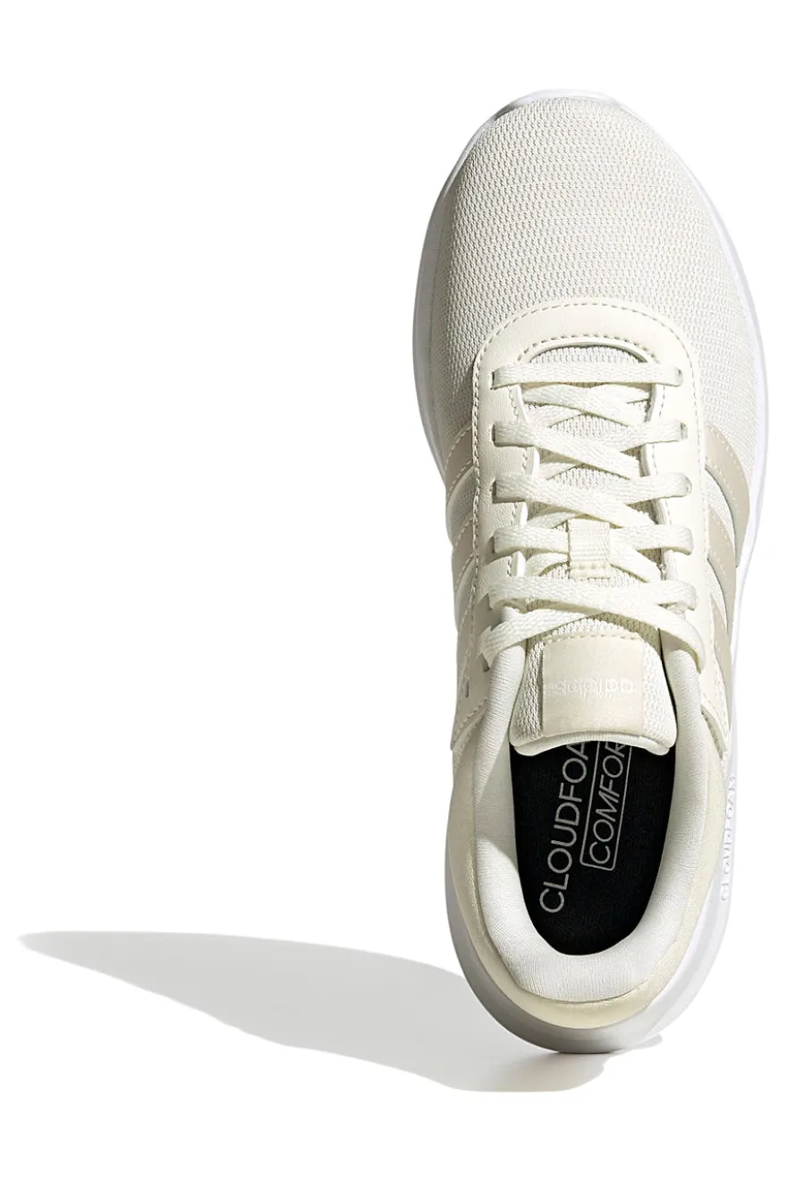Sneakers avorio con suola leggera Adidas Lite Racer 4
