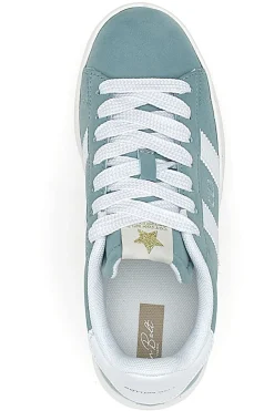 Sneakers Azzurre con Bande Laterali Bianche COTTON BELT CAMP NYC SD