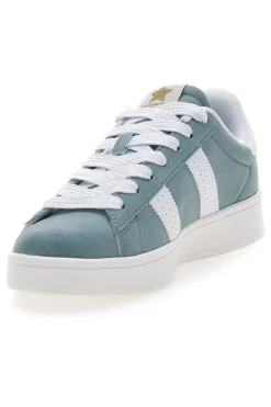 Sneakers Azzurre con Bande Laterali Bianche COTTON BELT CAMP NYC SD